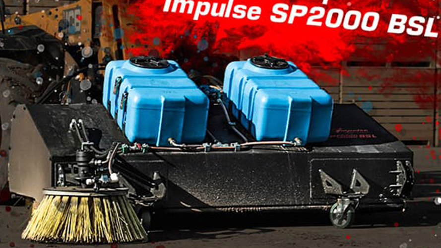 The Impulse SP2000BSL brush is a reliable cleaning equipment for any scale!